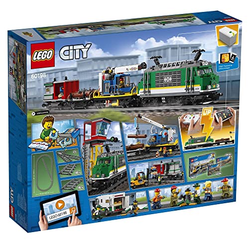 LEGO City Trains Cargo Train Set Block Building Toy 60198 1226 pieces Plastic_3
