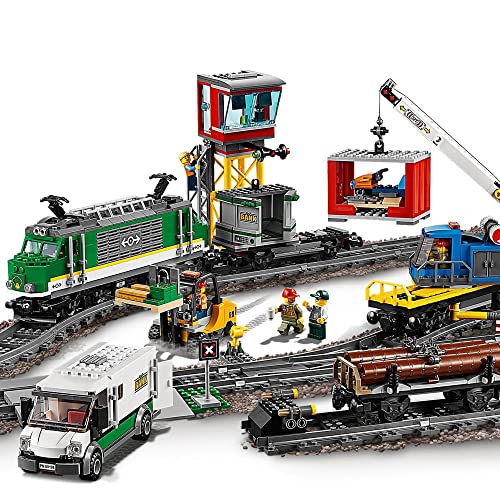 LEGO City Trains Cargo Train Set Block Building Toy 60198 1226 pieces Plastic_4