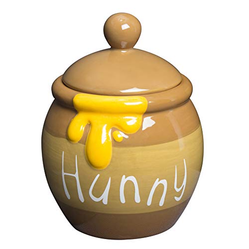 Disney Winnie The Pooh Honey Pot Canister Pottery SAN2883 Sun Art NEW from Japan_1