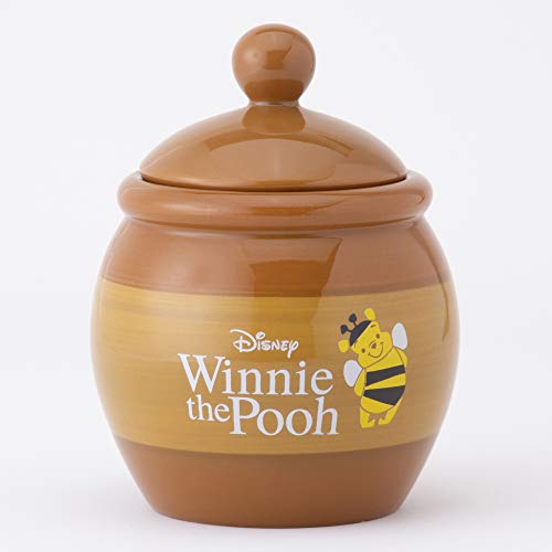 Disney Winnie The Pooh Honey Pot Canister Pottery SAN2883 Sun Art NEW from Japan_2