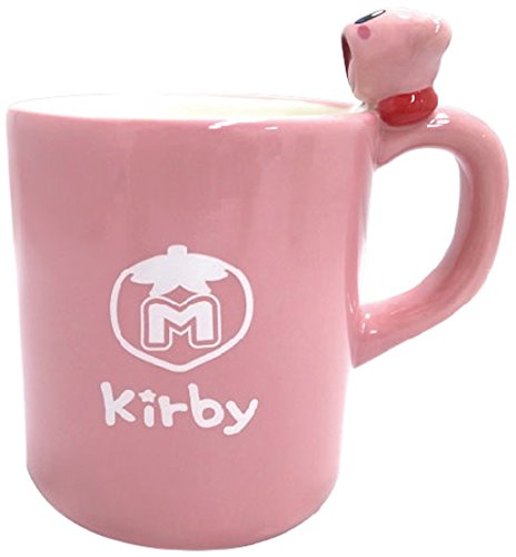 Kirby Getting On Mug Suikomi Pink H11xW10.5xD7.5cm 13454 pottery SK Japan NEW_1
