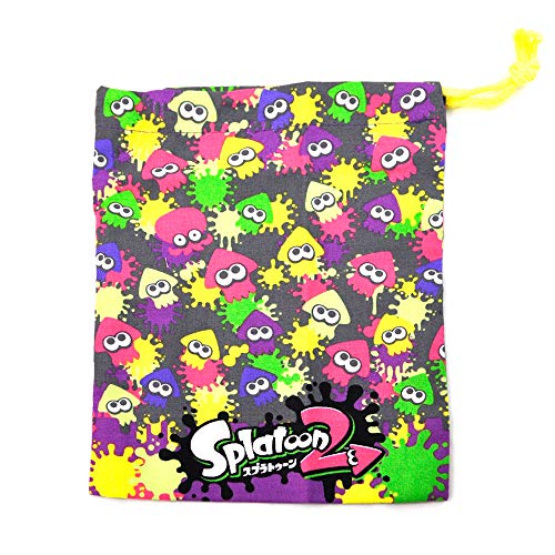 Splatoon2 Cup bag SKATER Drawstring bag NEW from Japan_4