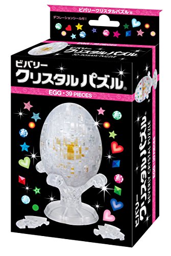 Beverly 3D Crystal Puzzle Egg 39 Pieces 50223 NEW from Japan_2