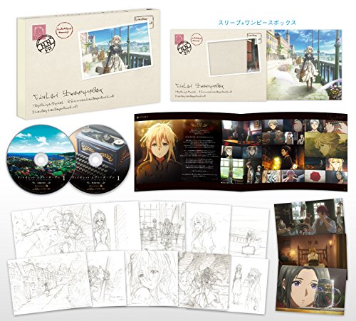 Violet Evergarden Vol.1 Limited Edition Blu-ray Booklet Post Card PCXE-50811 NEW_3
