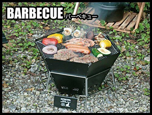 Captain Stag UG-50 CS Hexagon Grill Camping Outdoor Gear from Japan_5
