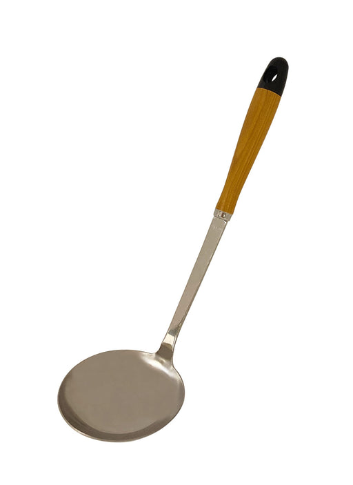 Shimomura Kougyou Ladle Beige 305mm SFM-01 Made in Japan Wood Handle NEW_1