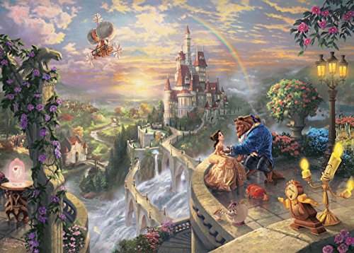 2000 piece jigsaw puzzle Beauty and the Beast Falling in Love (73x102cm) NEW_1