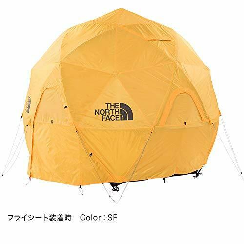 THE NORTH FACE Geodome 4 Tent with Footprint NV21800 Saffron Yellow NEW_2