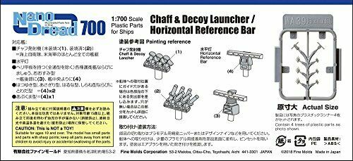 Fine Molds WA39 Chaff & Decoy Launcher/Horizontal Reference Bar Model Kit NEW_2