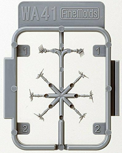 Fine Molds WA41 12.7mm AA Gun Quad Mount & 20mm Gun (WWII Royal Navy) Model Kit_3