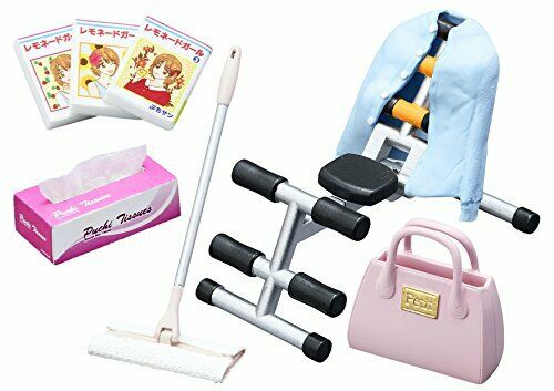 Re-Ment miniature ZUBORA-CHAN's SLOVENLY ROOM Full Set BOX of 8 packs NEW_6