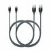 Anker PowerLine USB-C A 3.0 cable 1.8m 2pcs gray two Galaxy S9 S8 MacBook NEW_1