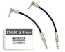 CANARE GS-6 Black P2LSB Patch Cable LS 15cm 2 pcs set Phone Plug Made in Japan_1