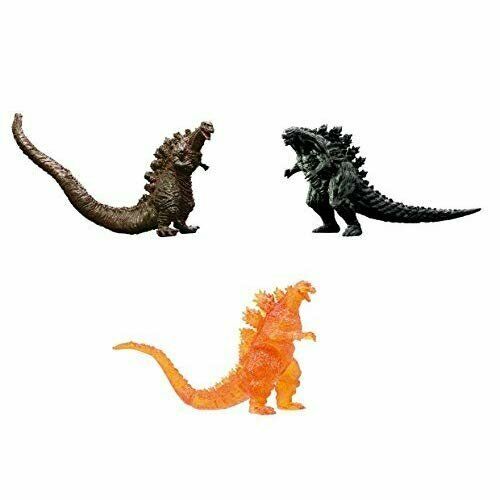 BANDAI HG Godzilla 2017 normal mini Figures All3set Gashapon mascot toys NEW_2