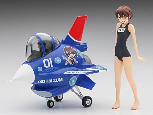 1/20 Egg Girls Collection No.01 'Rei Hazumi' w/Egg Plane F-2 Plastic Model Kit_5