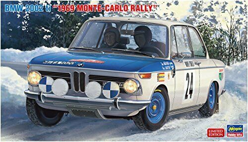 Hasegawa BMW 2002 ti 1969 Monte Carlo Rally 1/24 Scale Plastic Model Kit 20332_5