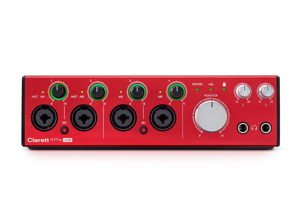 Focusrite Clarett+ 4Pre USB Audio Recording Interface for PC and Mac NEW_2