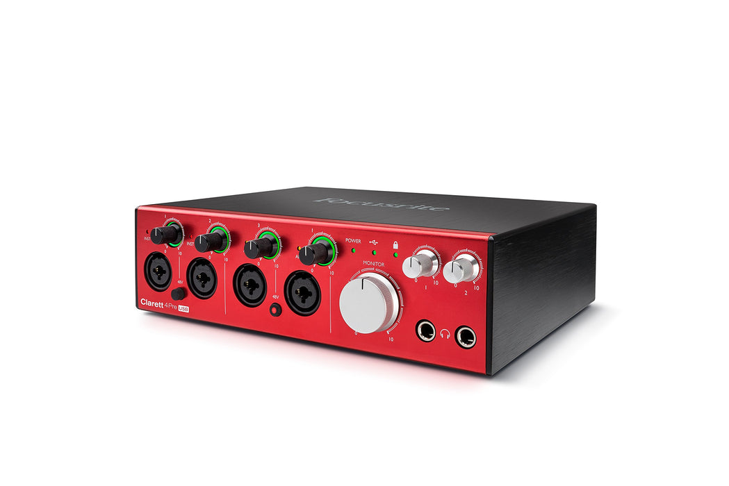 Focusrite Clarett+ 4Pre USB Audio Recording Interface for PC and Mac NEW_5