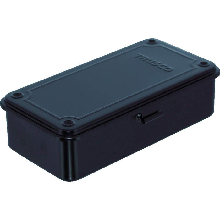 TRUSCO Trunk-Style Tool Box T-190MBK 20Lx10Wx6Hcm Alloy Steel Matte Black NEW_1