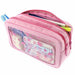Sunstar Pen Case APIRU Lame Window S1415832 TODOMATSU Pink Pochette NEW_5
