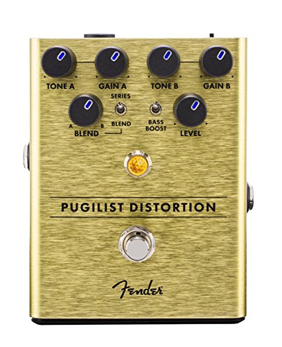 Fender 234534000 Effects Pedal Pugilist Distortion Gold (Batteries not included)_1