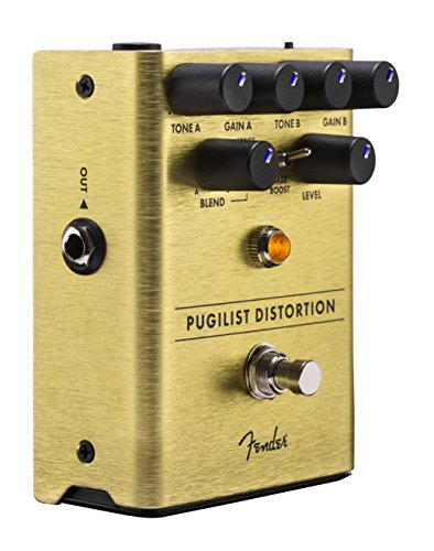 Fender 234534000 Effects Pedal Pugilist Distortion Gold (Batteries not included)_3