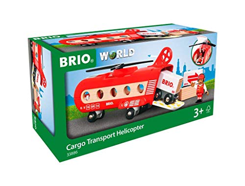 BRIO WORLD Cargo Helicopter [8 pieces in total] Target age 3 years old NEW_1