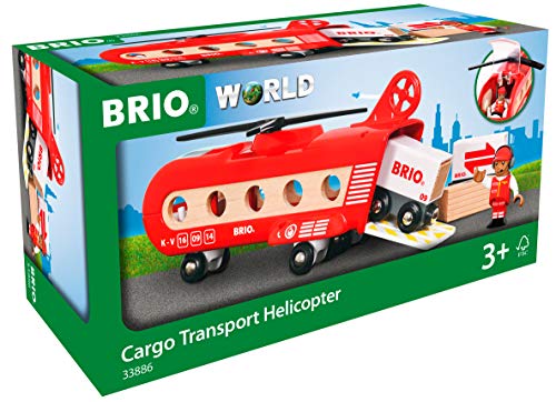 BRIO WORLD Cargo Helicopter [8 pieces in total] Target age 3 years old NEW_4