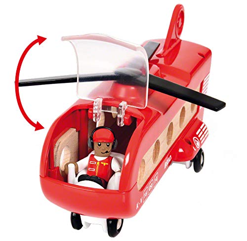 BRIO WORLD Cargo Helicopter [8 pieces in total] Target age 3 years old NEW_8
