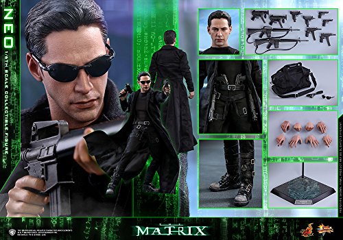 Hot Toys Movie Masterpiece MATRIX Neo 12 Inch (32cm) Action Figure 1/6 Scale NEW_3
