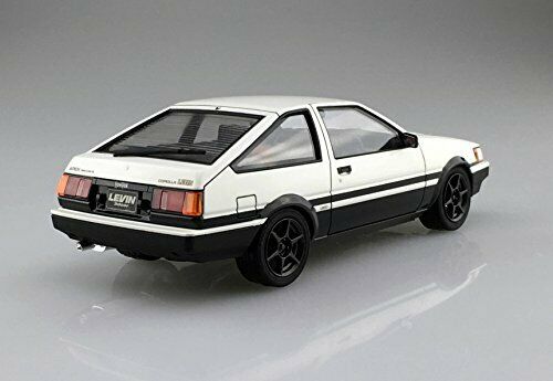 Aoshima 1/24 Toyota AE86 Levin '83 (White/Black) Plastic Model Kit NEW_3