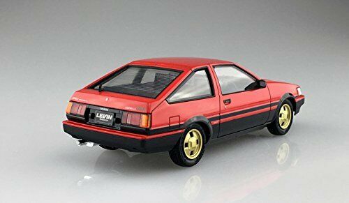 Aoshima 1/24 Toyota AE86 Levin '84 (Red/Black) Plastic Model Kit NEW from Japan_3