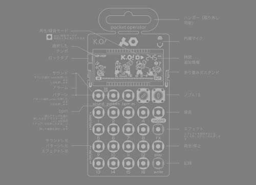 Pocket Operator Teenage Engineering PO-33 ko TE010AS033 NEW from Japan_5