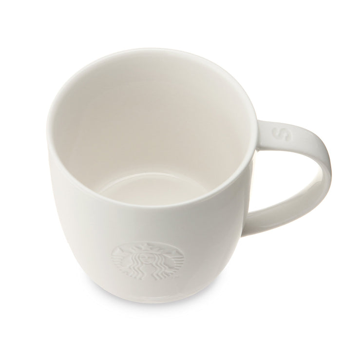 Starbucks Logo Mug 310ml Starbucks Coffee Short White siren logo 324g NEW_4