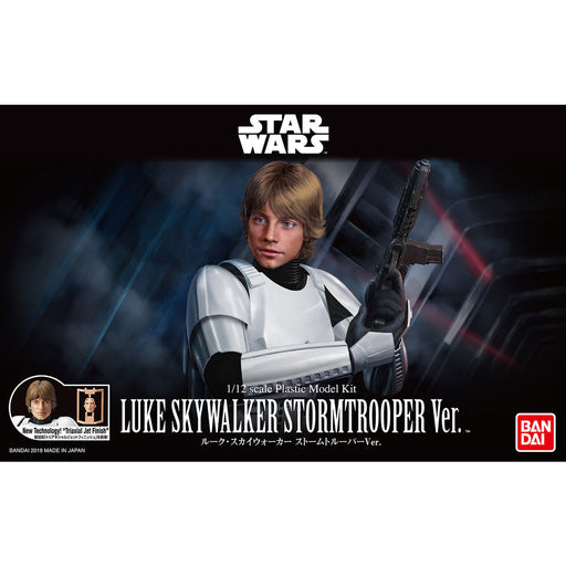 BANDAI Star Wars 1/12 LUKE SKYWALKER STORMTROOPER Ver Plastic Model Kit NEW_1