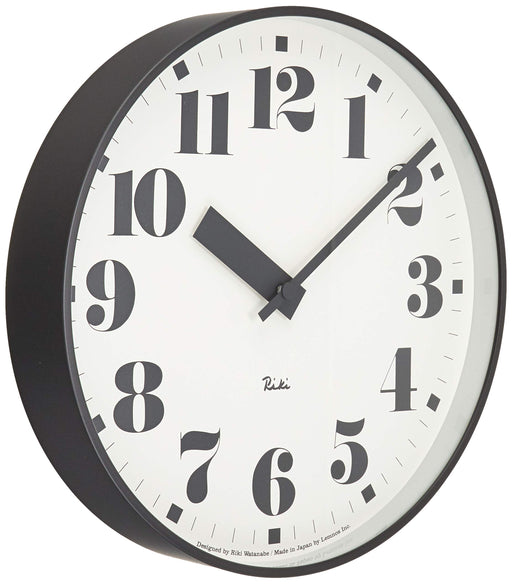 Lemnos Wall Clock Analog Aluminum WR17-06 White quartz type 25.6x4.6cm 740g NEW_1