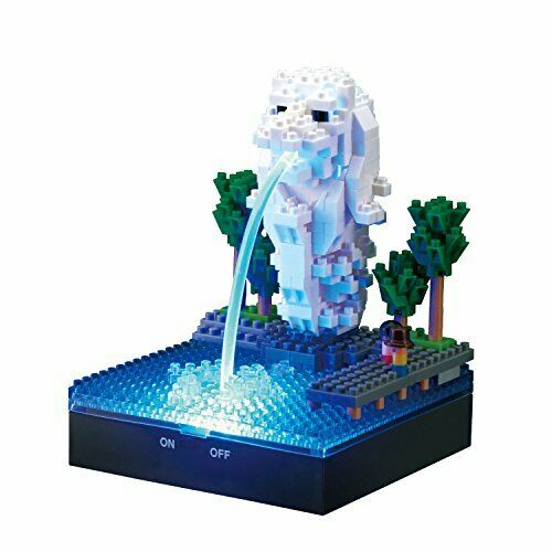 nanoblock NBH-158 Optical Fiber + Merlion NEW from Japan_1