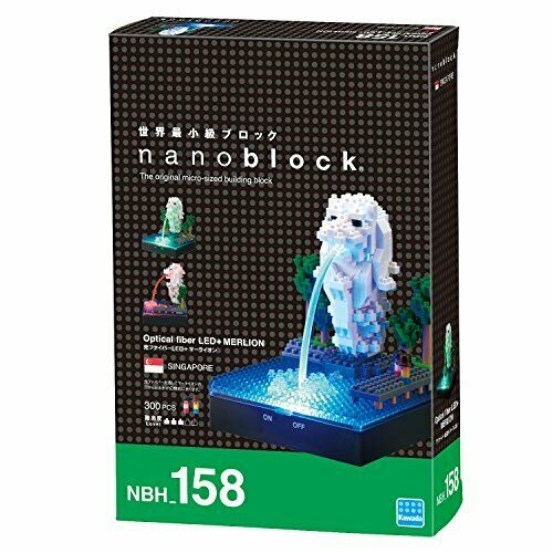 nanoblock NBH-158 Optical Fiber + Merlion NEW from Japan_2