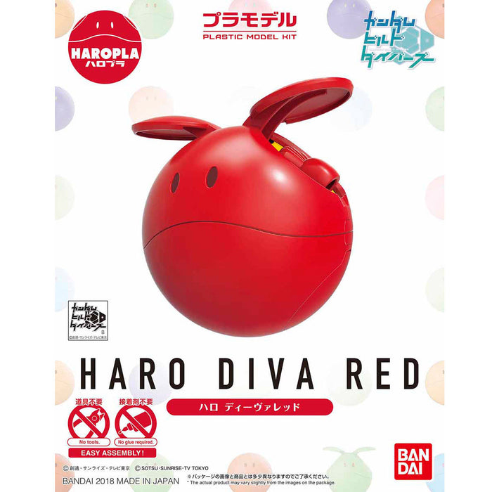 BANDAI HAROPLA HARO DIVA RED Plastic Model Kit Gundam Build Divers NEW_1