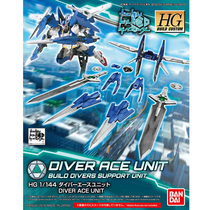 BANDAI HGBC 1/144 DIVER ACE UNIT Plastic Model Kit Gundam Build Divers NEW_1