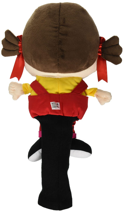 HOKUSHIN TRADING Peko-chan head cover Flex: UNI red Polyester 460cc WHC1722 NEW_2