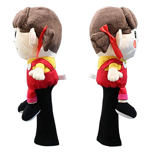 HOKUSHIN TRADING Peko-chan head cover Flex: UNI red Polyester 460cc WHC1722 NEW_3