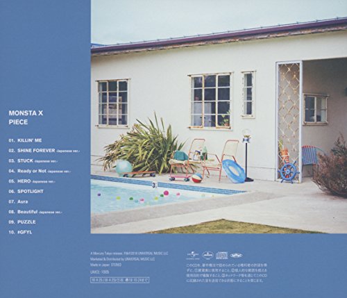 MONSTA X PIECE Regular Edition CD UMCE-1005 K-Pop Japan 1st album NEW_2