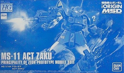 BANDAI HG 1/144 MS-11 ACT ZAKU Plastic Model Kit Gundam THE ORIGIN MSV NEW_1