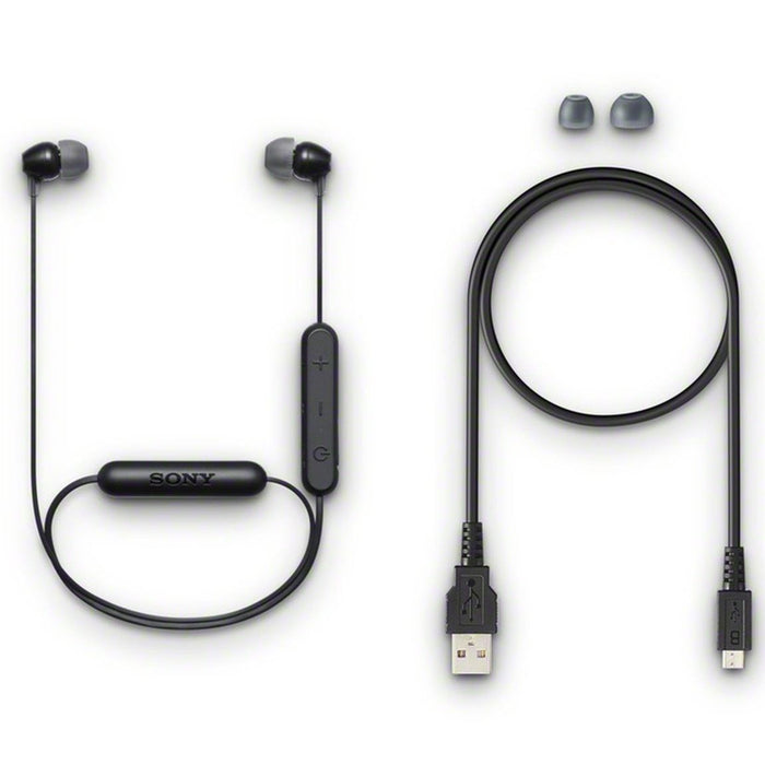 Sony WI-C300 Wireless behind-the-neck style In-ear Bluetooth Headphones Black_3