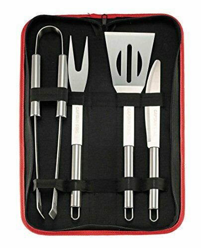 Captain Stag UG-3249 Stainless Steel BBQ Master Tool Set Camping Outdoor Gear_1