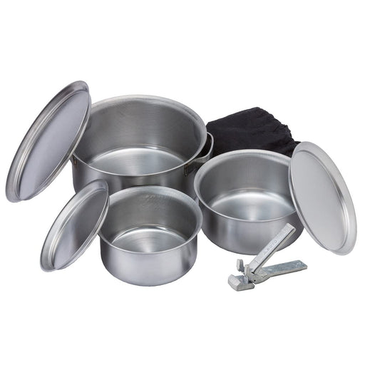 SOTO Made in Japan stainless steel pot set GORA 1.8mm thick ST-950 with Pouch_1