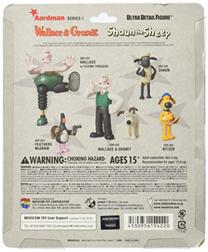 Medicom Toy UDF-420 Ultra Detail Figure Aardman Animations 1 Wallace and Gromit_3