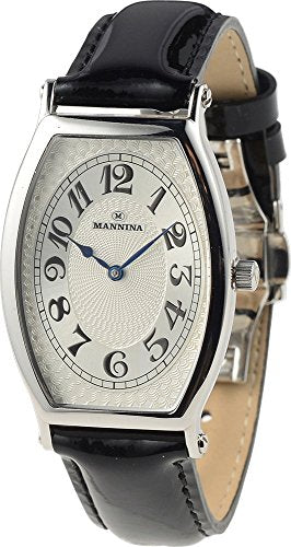 [Maninna] wrist watch two needles tonneau change belt attaching MNN002-01 men_1