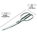 Kai kai institutions Magoroku curve kitchen shears forged All stainless DH3346_2